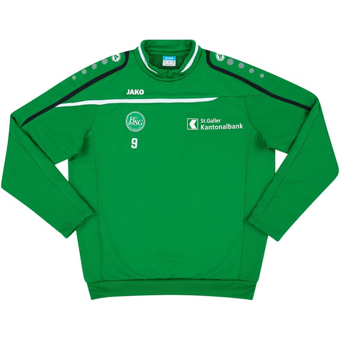 2014-15 St Gallen Player Issue Training Sweat Top # (Good)