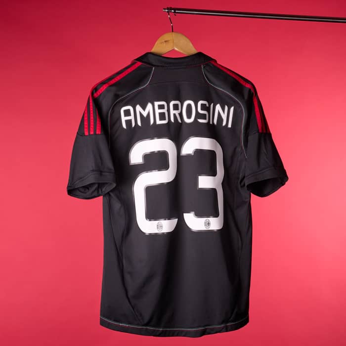 Camiseta de la tercera equipación del AC Milan 2012-13 Ambrosini #23 - 8/10 - (M)