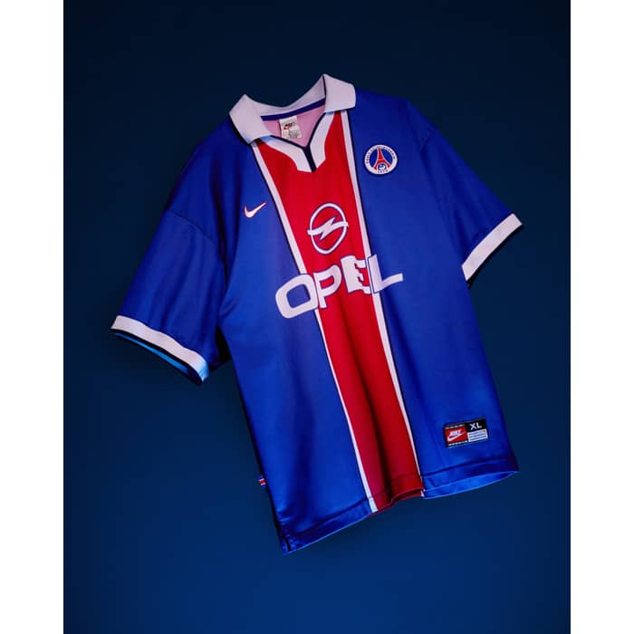 1997-98 Paris Saint-Germain Home Shirt Rai #10 - 8/10 - (XL)