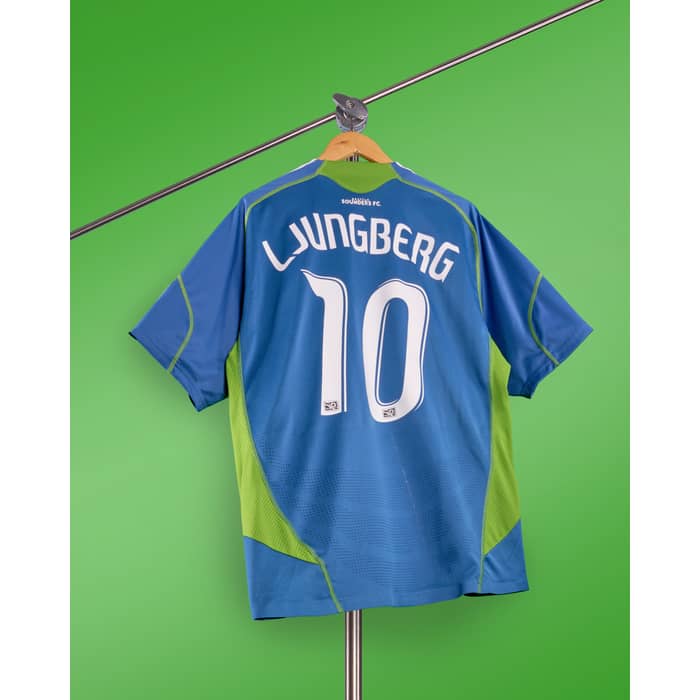 2009-11 Seattle Sounders Player Issue Away Shirt Ljungberg #10 - 9/10 - (XL)
