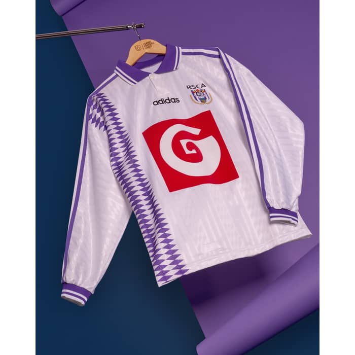 1995-96 Anderlecht Home L/S Shirt - 9/10 - (M)