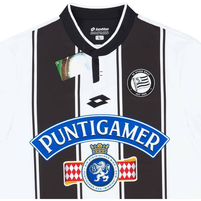 2017-18 Sturm Graz Home Shirt - NEW