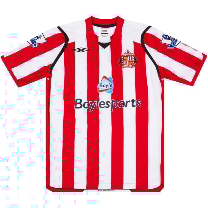 2008-09 Sunderland Match Issue Home Shirt Chopra #16