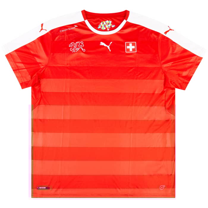 2016-17 Switzerland Home Shirt - 8/10 - (L)