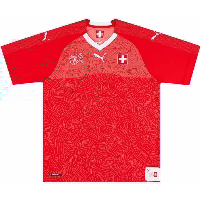 2018-19 Switzerland Home Shirt - NEW