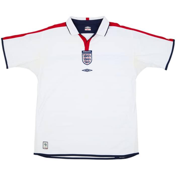 2003-05 England Home Shirt - 4/10 - (XL)