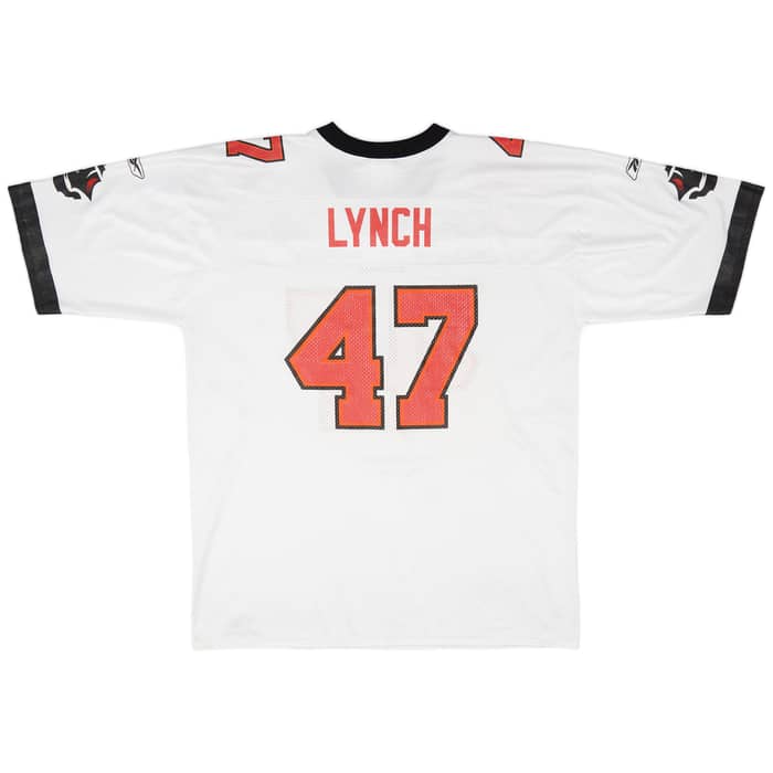 2001 Tampa Bay Buccaneers Lynch #47 Reebok Away Jersey (Very Good) XL