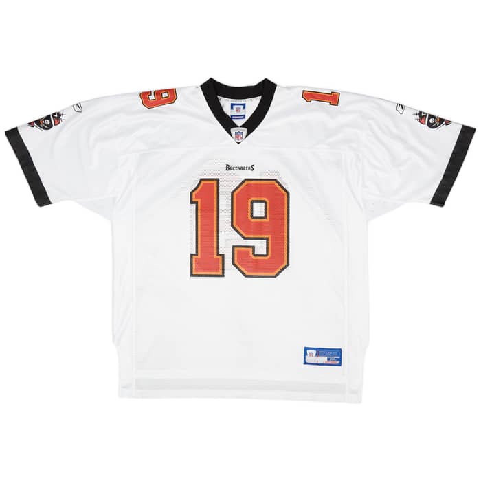 2002-03 Tampa Bay Buccaneers K. Johnson #19 Reebok On Field Away Jersey (Excellent) XXL