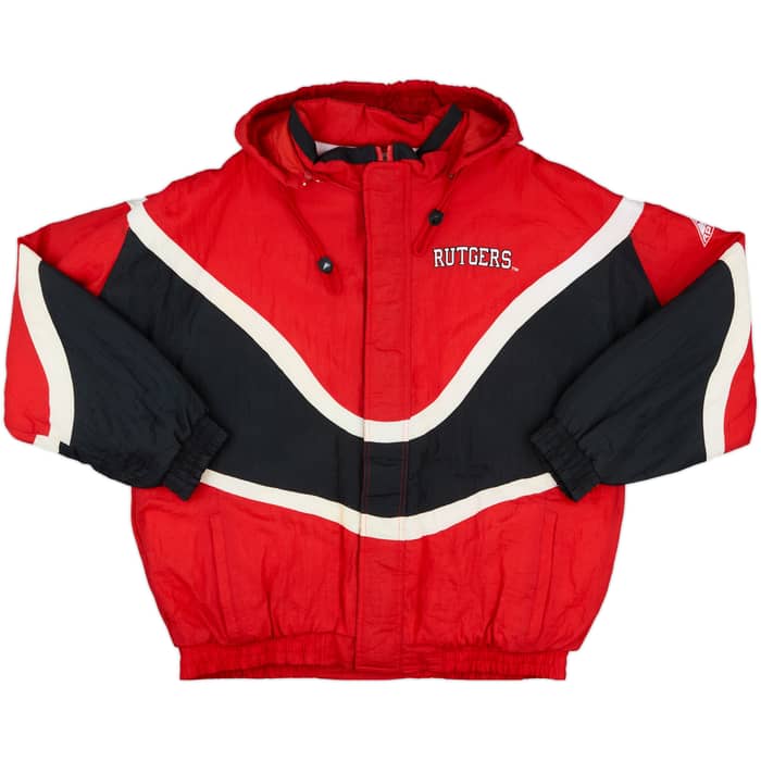 1990s Rutgers Scarlett Knights Apex One Rain Coat - 8/10 - (XL)