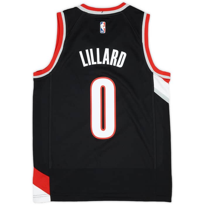 2017-23 Portland Trail Blazers Lillard #0 Nike Swingman Away Jersey (M.Kids)