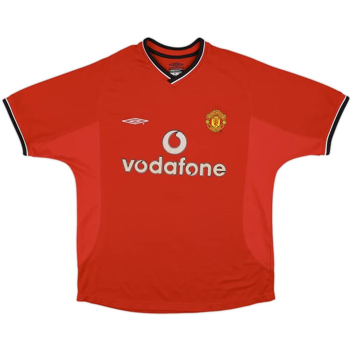 2000-02 Manchester United Home Shirt Veron #4 - 4/10 - (M)