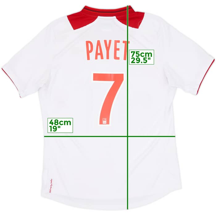 2012-13 Lille Away Payet #7 - 6/10 - (M)