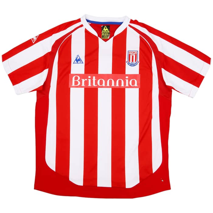 2009-10 Stoke City Home Shirt Delap #24 - 8/10 - (L)