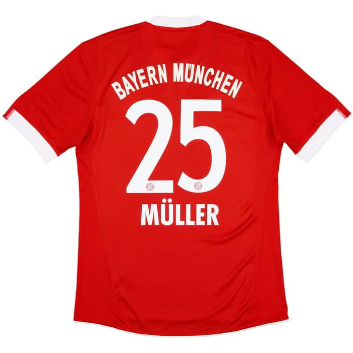 2009-10 Bayern Munich Home Shirt Muller #25 - 7/10 - (M)