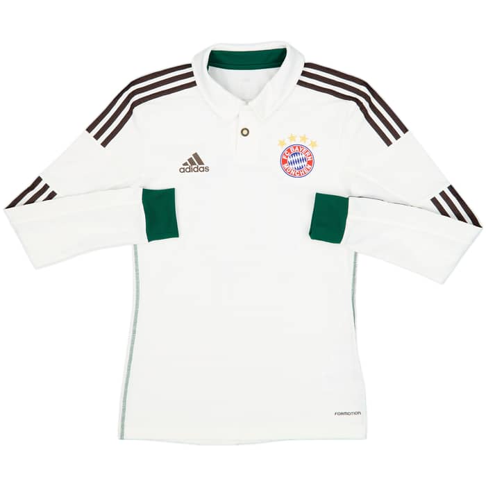 2013-14 Bayern Munich Player Issue Away L/S Shirt Robben #10 - 9/10 - (S)