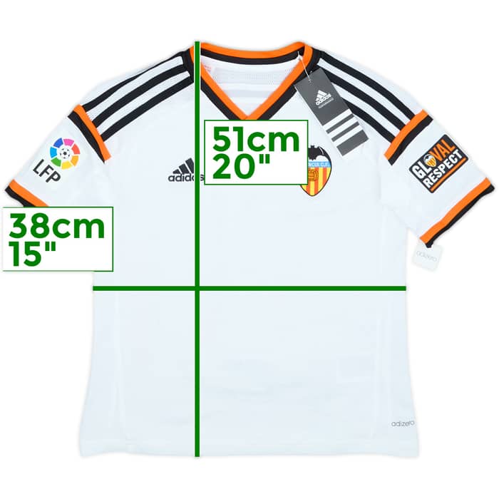 2014-15 Valencia Home Shirt (M.Boys)