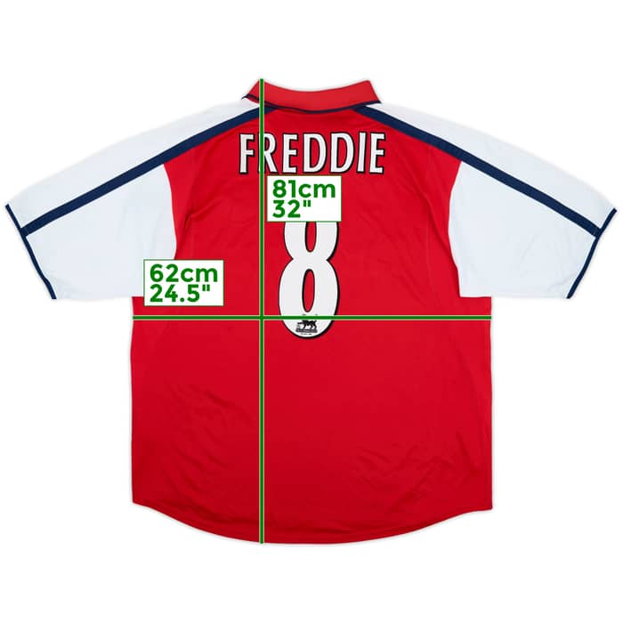 2000-02 Arsenal Home Shirt Freddie #8 - 10/10 - (XL)