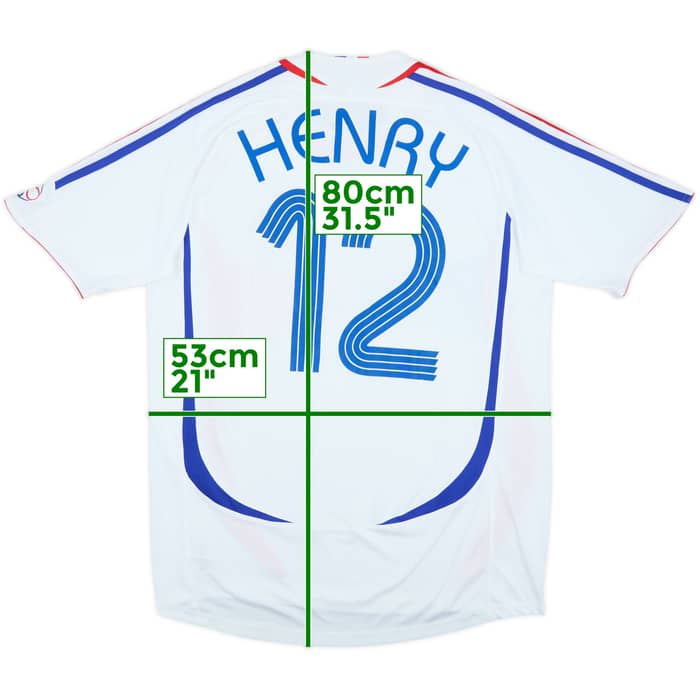 2006 France Away Shirt Henry #12 - 6/10 - (M)