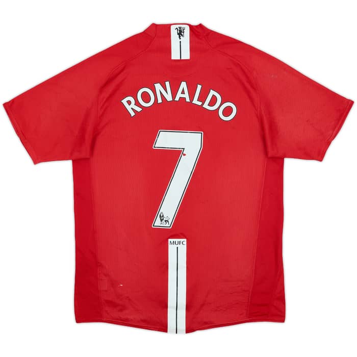 2007-09 Manchester United Home Shirt Ronaldo #7 - 5/10 - (S)