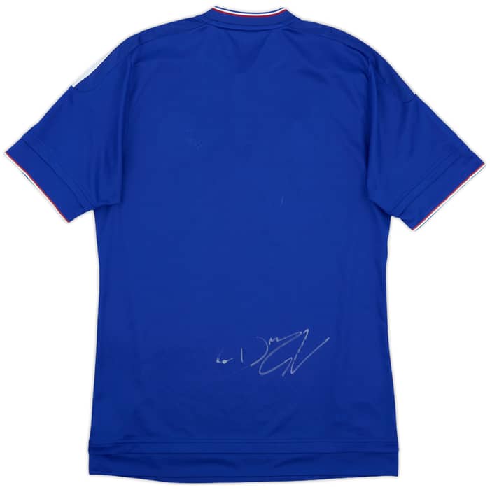 2015-16 Chelsea Home Signed Shirt - 6/10 - (S)