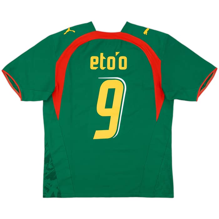 2006-08 Cameroon Home Shirt Eto'o #9 - 9/10 - (L)