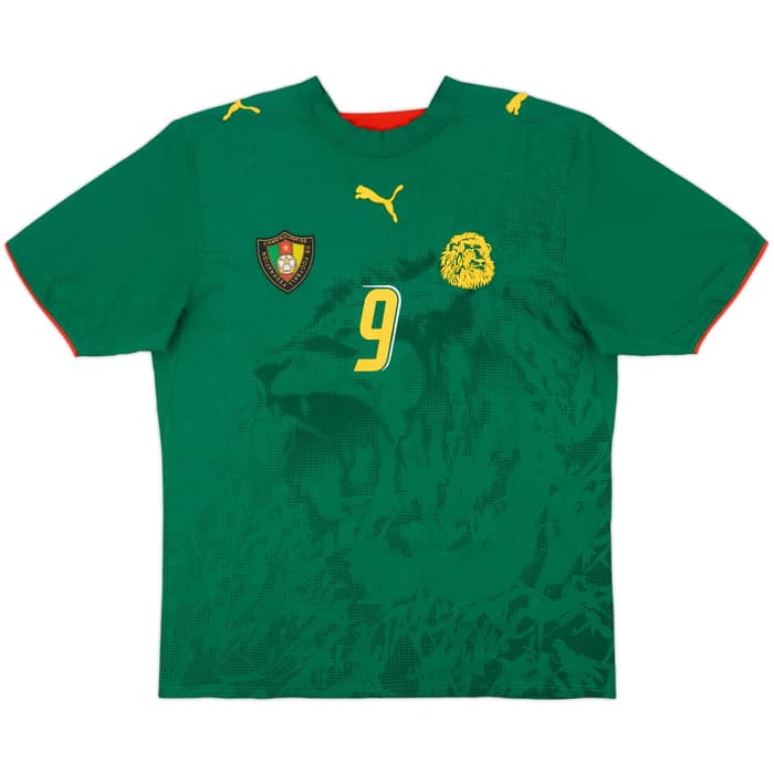 2006-08 Cameroon Home Shirt Eto'o #9 - 9/10 - (L)