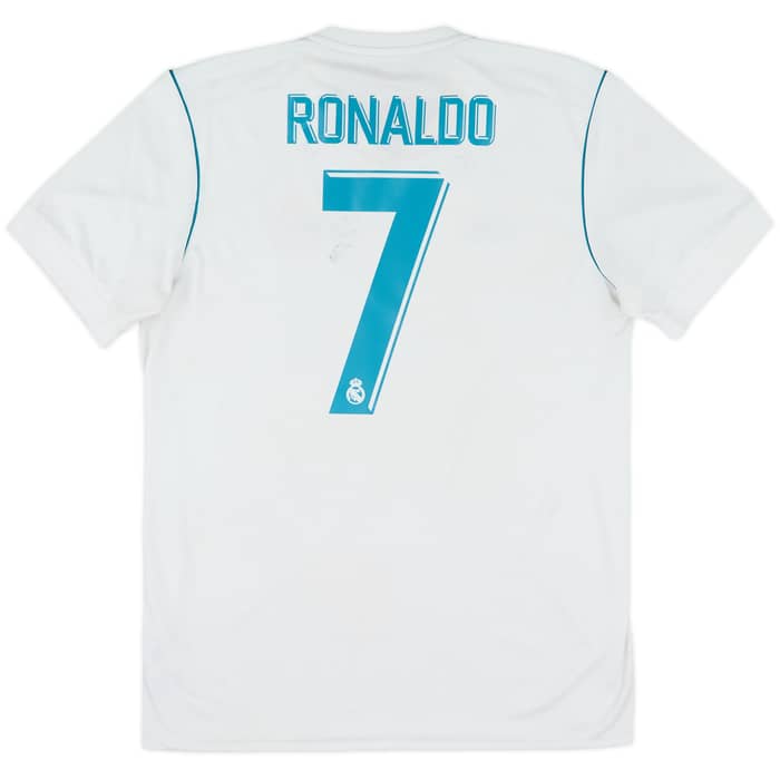 2017-18 Real Madrid Home Shirt Ronaldo #7 - 7/10 - (M)