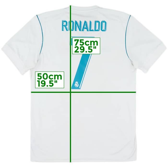 2017-18 Real Madrid Home Shirt Ronaldo #7 - 7/10 - (M)