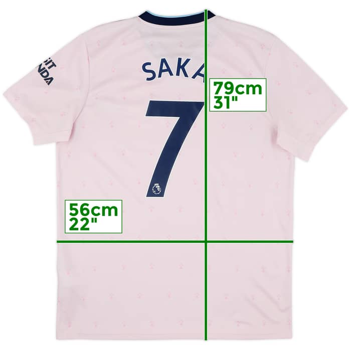 2022-23 Arsenal Third Shirt Saka #7 - 9/10 - (L)