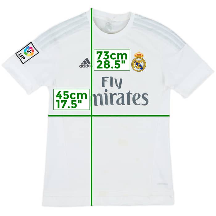 2015-16 Real Madrid Home Shirt - 5/10 - (S)