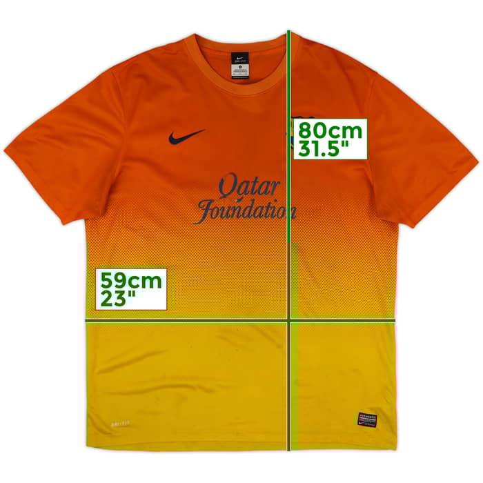 2012-13 Barcelona Basic Away Shirt - 4/10 - (XL)