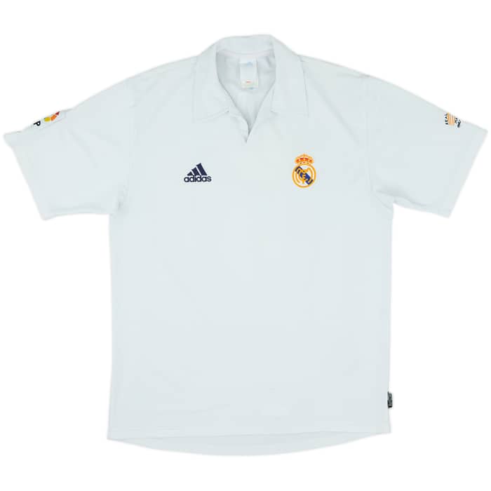2001 Real Madrid Home Shirt Zidane #5 - 7/10 - (L)