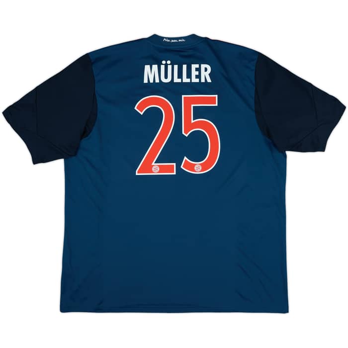 2013-14 Bayern Munich Third Shirt Muller #25 - 10/10 - (XXL)