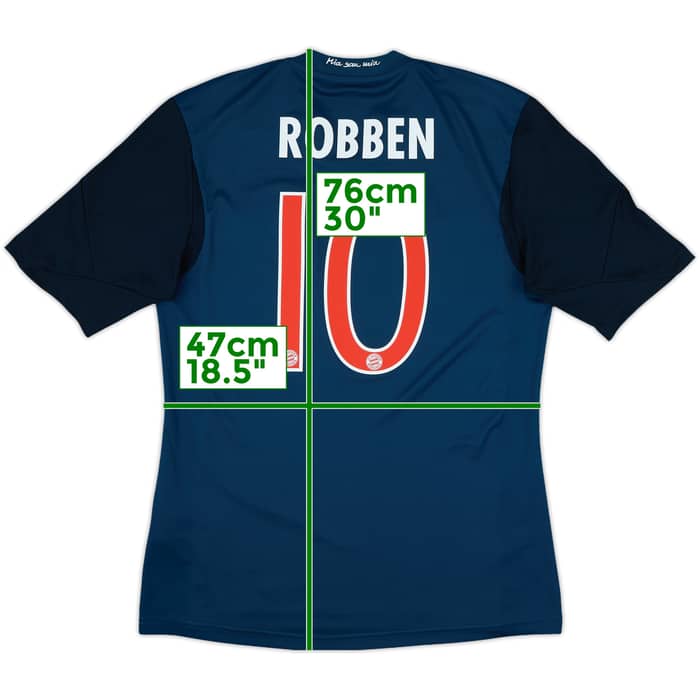 2013-14 Bayern Munich Third Shirt Robben #10 - 8/10 - (M)