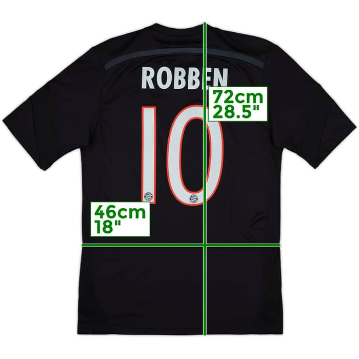 2014-15 Bayern Munich Third Shirt Robben #10 - 8/10 - (S)