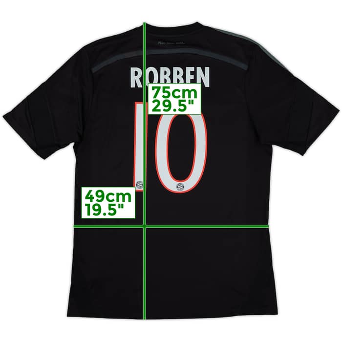 2014-15 Bayern Munich Third Shirt Robben #10 - 6/10 - (M)