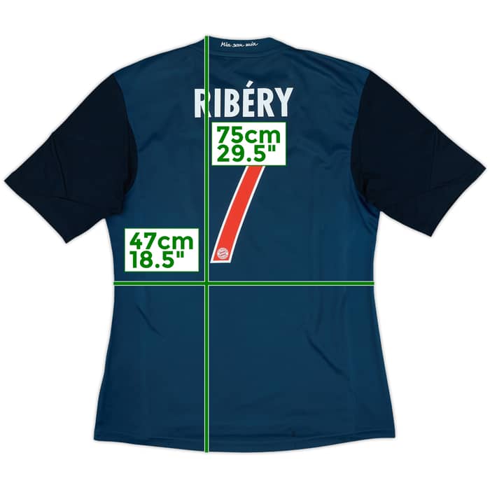 2013-14 Bayern Munich Third Shirt Ribery #7 - 6/10 - (M)