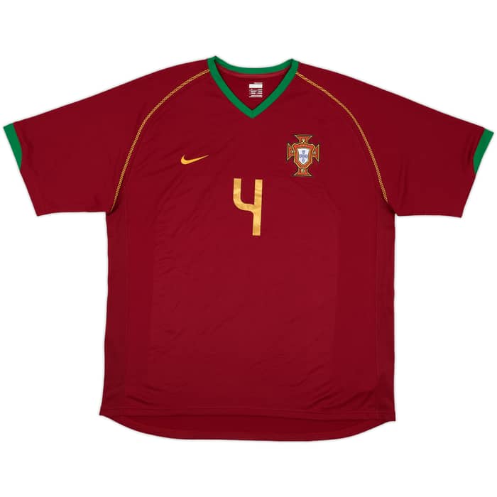 2006-08 Portugal Home Shirt K. Andersen #4 - 7/10 - (XL)
