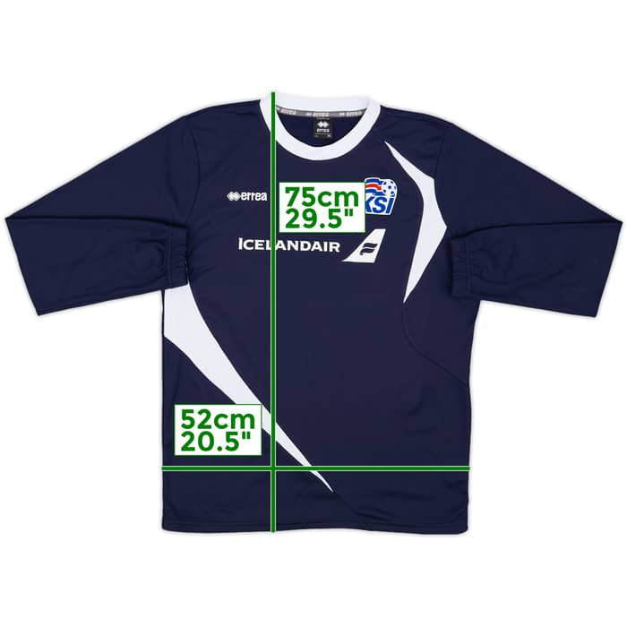 2012-13 Iceland Errea Training L/S Top - 9/10 - (M)