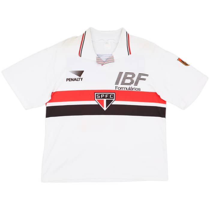 1992 Sao Paulo Home Shirt #10 - 8/10 - (L)