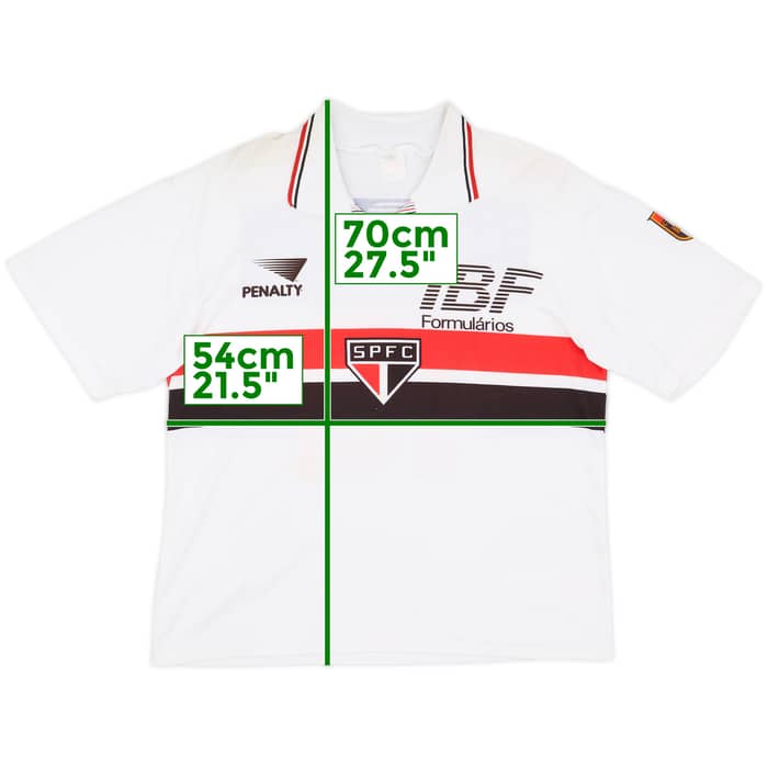 1992 Sao Paulo Home Shirt #10 - 8/10 - (L)