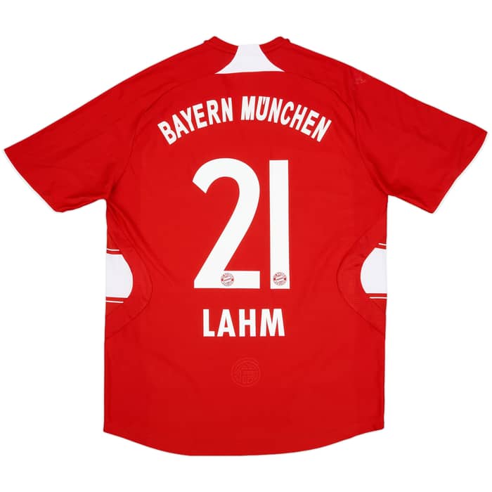 2007-08 Bayern Munich Home Shirt Lahm #21 - 7/10 - (M)