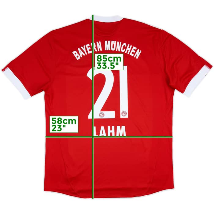 2009-10 Bayern Munich Home Shirt Lahm #21 - 8/10 - (XXL)