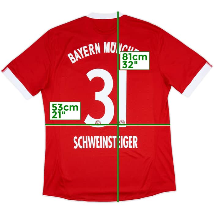 2009-10 Bayern Munich Home Shirt Schweinsteiger #31 - 6/10 - (L)