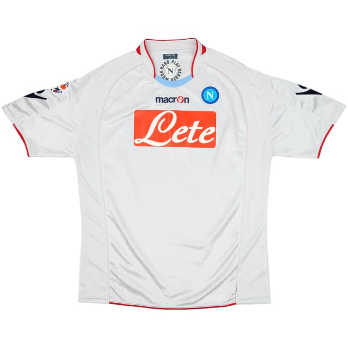 2009-10 Napoli Away Shirt Lavezzi #7 - 8/10 - (L)