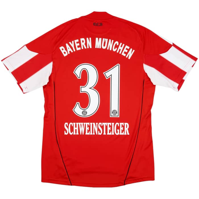 2010-11 Bayern Munich Home Shirt Schweinsteiger #31 - 7/10 - (S)