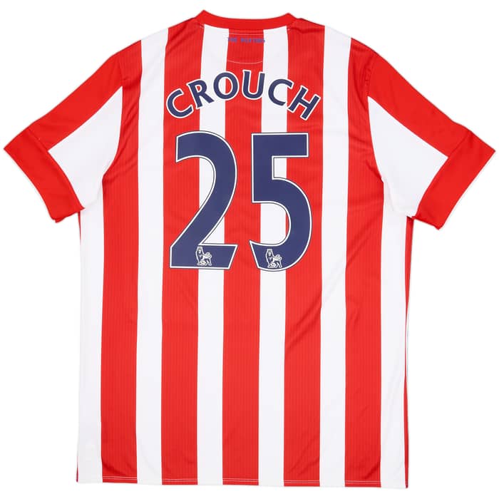 2015-16 Stoke City Home Shirt Crouch #25 - 8/10 - (L)