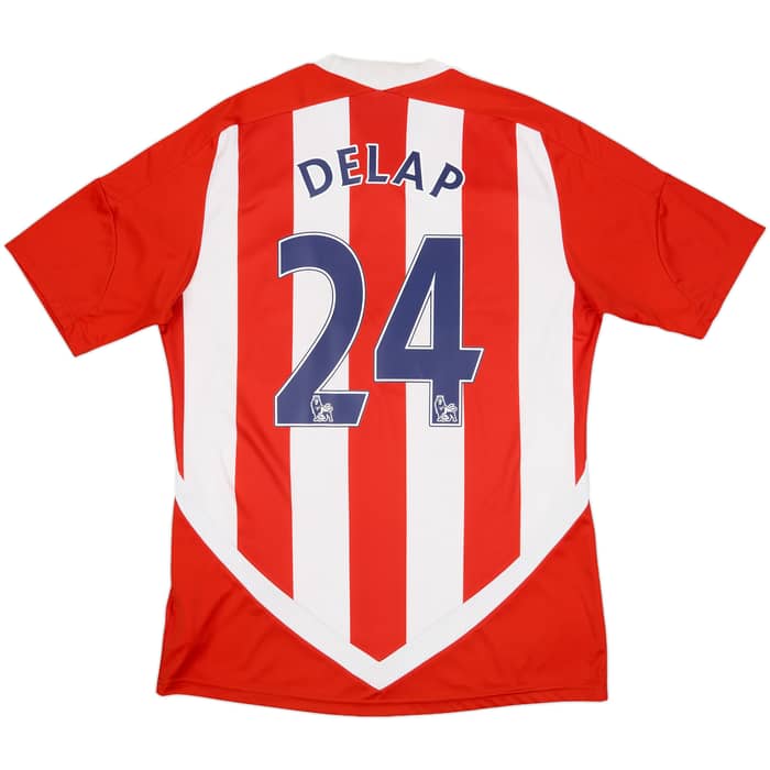 2011-12 Stoke City Home Shirt Delap #24 - 7/10 - (M)