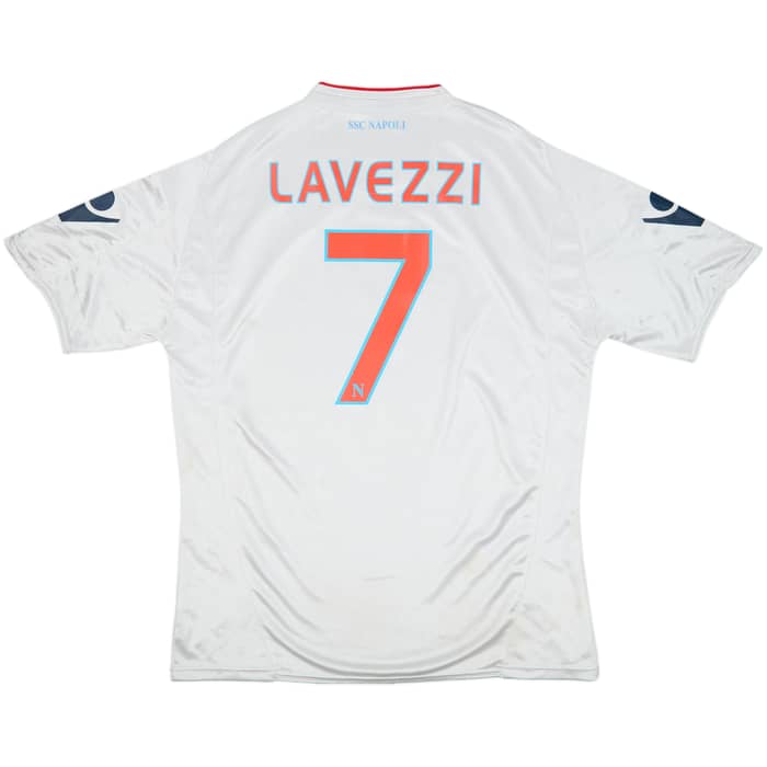 2009-10 Napoli Away Shirt Lavezzi #7 - 6/10 - (XXL)