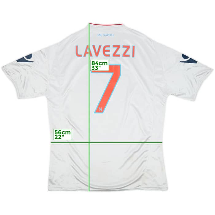 2009-10 Napoli Away Shirt Lavezzi #7 - 6/10 - (XXL)